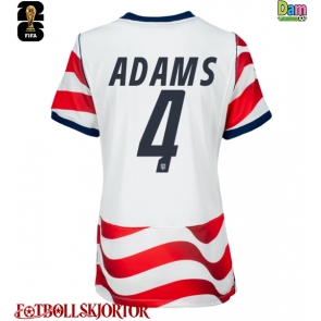 Förenta stater Tyler Adams #4 Hemmatröja Dam VM 2026 Kortärmad